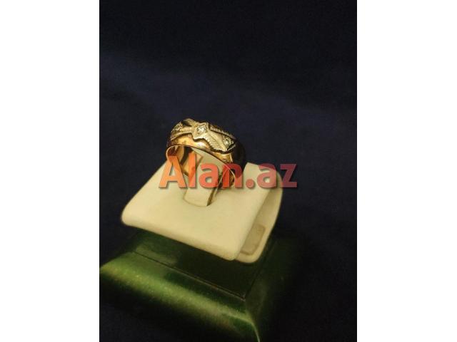 Qədimi sovet qizil üzük Sibir brilliant 0.10sot 583prob 8.6qr