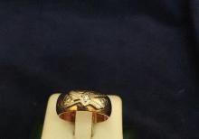 Qədimi sovet qizil üzük Sibir brilliant 0.10sot 583prob 8.6qr