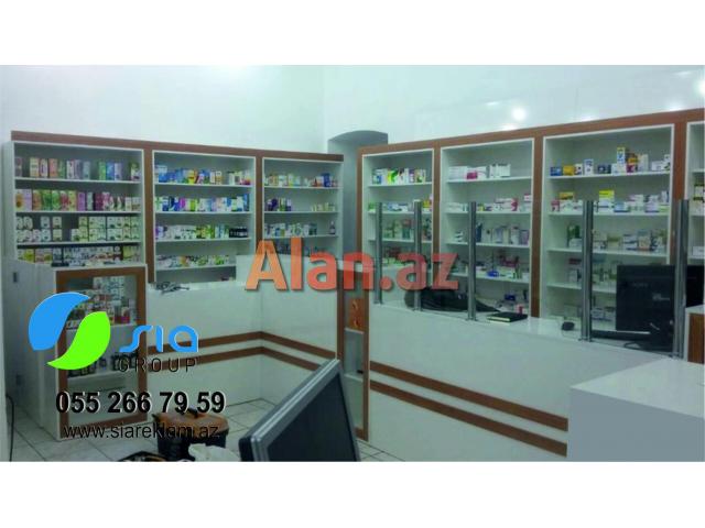 Aptek üçün mebellərin sifarişi