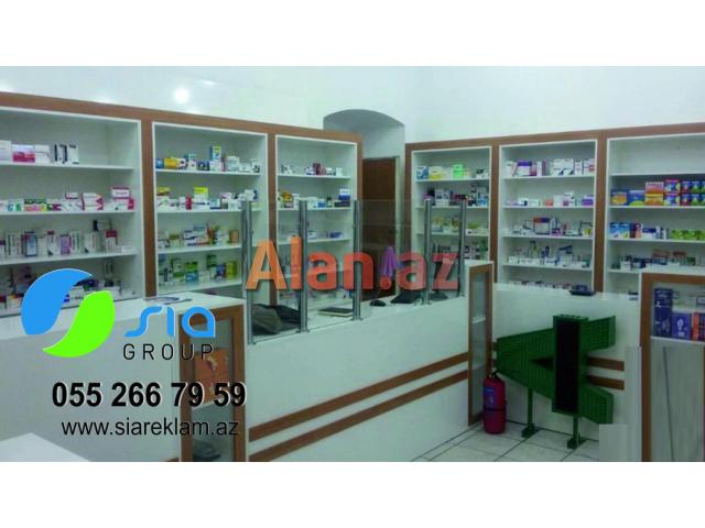 Aptek üçün mebellərin sifarişi