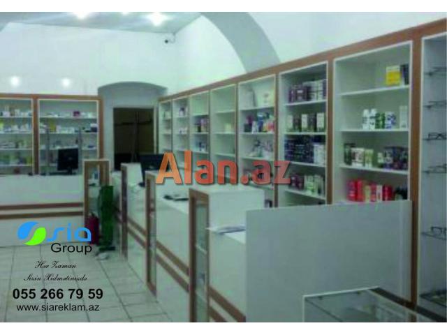 Aptek üçün mebellərin sifarişi