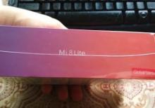 Xiaomi Mi 8 lite 6 ram 128 gb resmi global versiyadi
