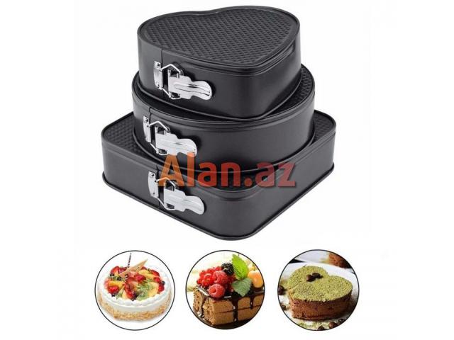3-lü set.Tort bişirmək üçün qablar