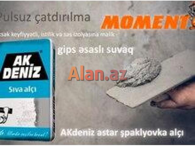 Astar və üzlük alçı 
