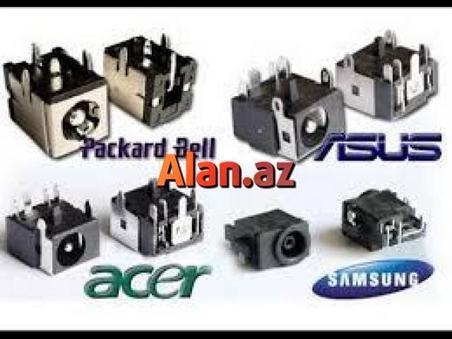 Noutbuk ucun zaradka konnektoru