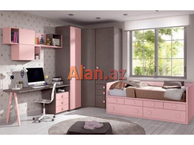 qız uşağı üçün mebel dəsti