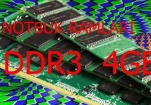 DDR3 4gb notbuk ramları