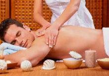 Ev seraitinde yalniz beylere massaj xidmeti