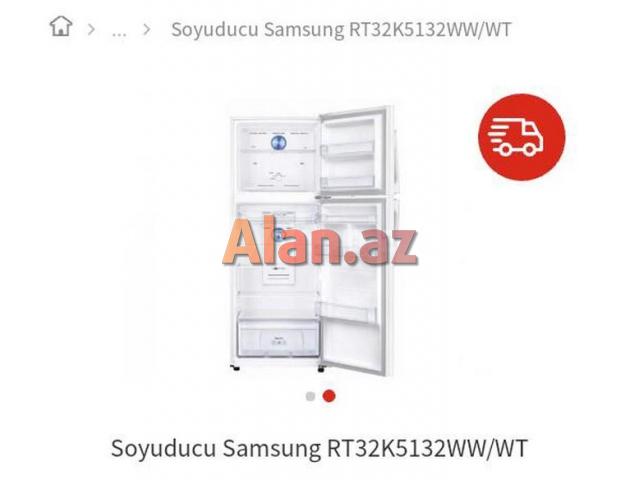 Soyuducu Samsung RT32K5132WW/ WT Eni 60 sm , hündürlüyü 1.72 sm