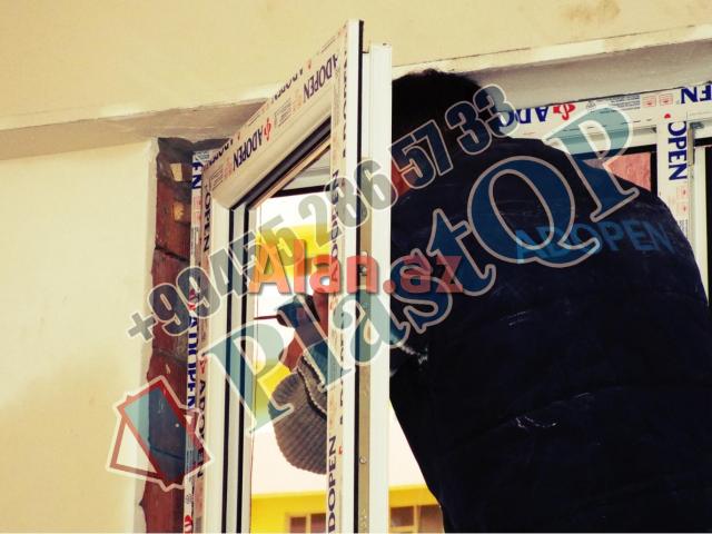 Plastik qapi pencere Her yerden 20% ucuz