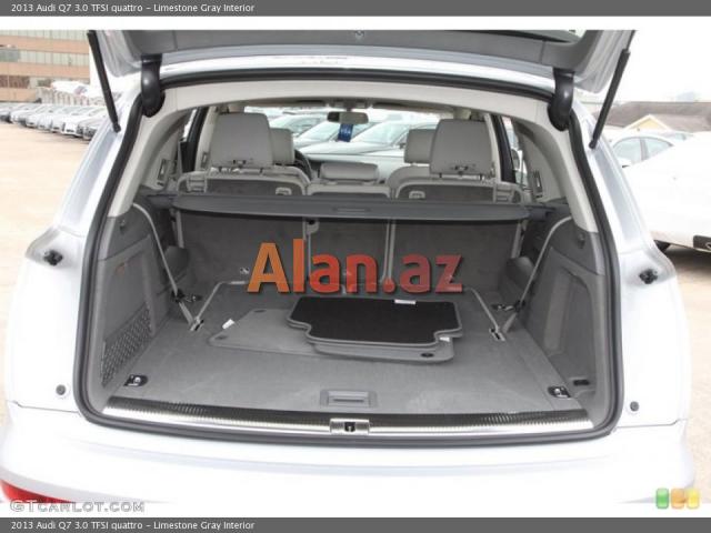 Audi Q7 arxa baqaj ortyu ve altdiqlari