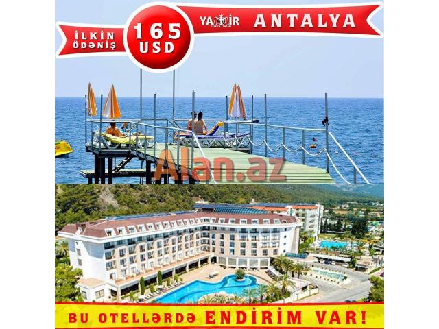 Antalya otellərinə möhtəşəm endirim