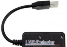 USB Amperi və Voltu ölçən cihaz hub Yeni