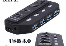 Xboss N4 4 Portlu USB 3.0 hub