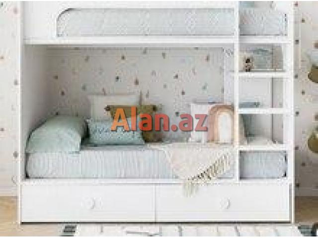 İkimərtəbəli uşaq çarpayısı