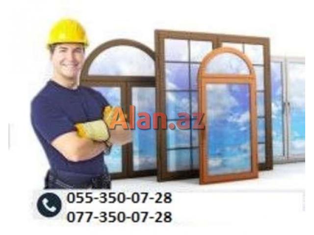 plastik qapi ve pencerelerin sifarisi