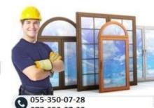 plastik qapi ve pencerelerin sifarisi