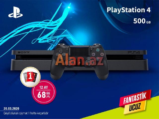 FAİZSİZ kreditlə PlayStation 4, PlayStation 4 pro bizdə!