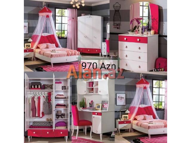 qız uşağı  üçün mebel dəsti