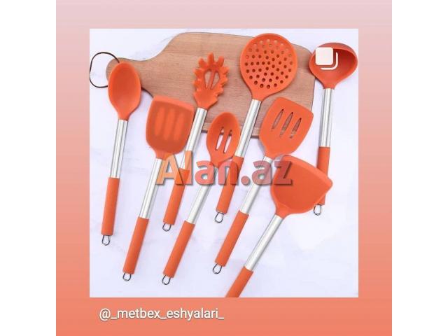 Silikon Çömçə, qaşıq, lapatka, kəpkir və s