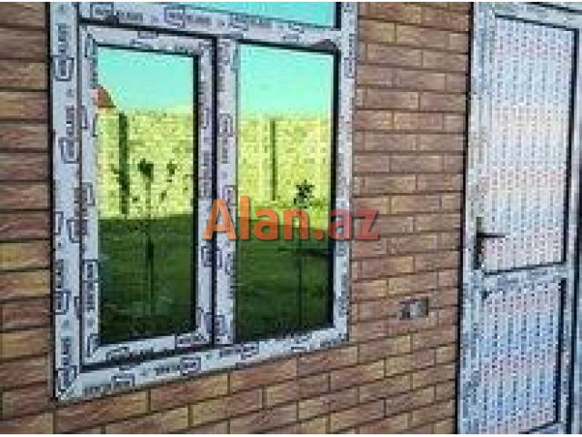 Plastik qapı və pəncərə