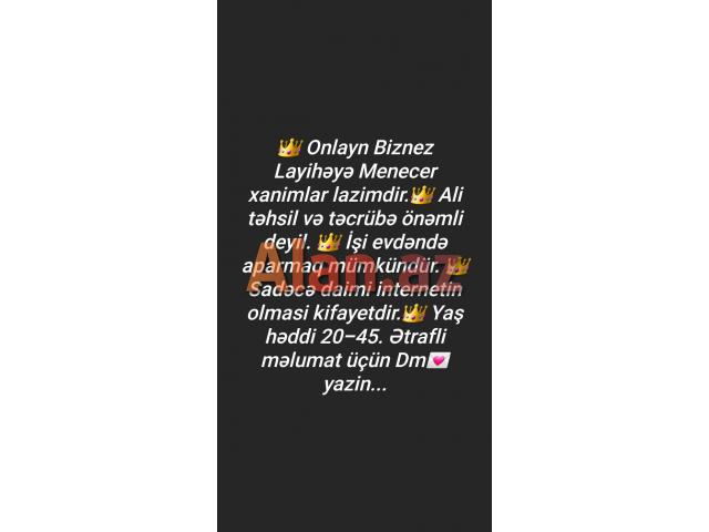 Evdar xanimlara is teklifi