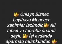 Evdar xanimlara is teklifi