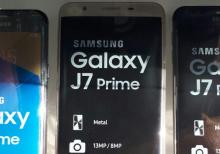 Samsung galaxy j7 prime telefon
