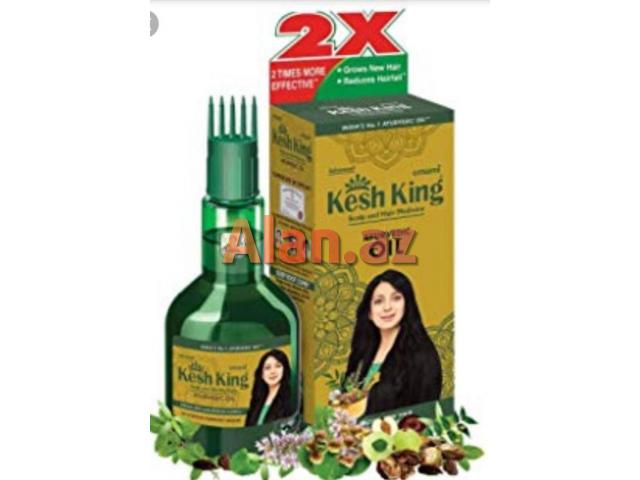 Saç yağı KEŞ KİNG:Saç tökülməsinə garşı,saçların sağlam və kefiyyətli uzanması üçün