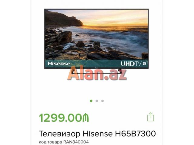 Almaniya Brendi Hisense Smart Tv 165 ekran 26% endirimlə Cəmi 1170