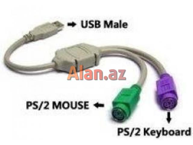 Ps2 usb çevirici kabeli