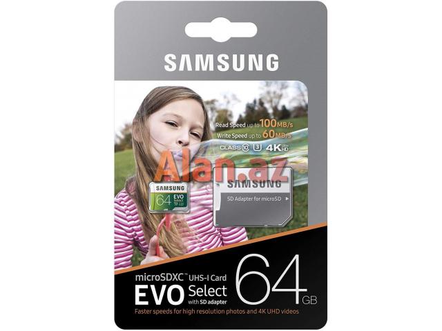 64GB Samsung EVO Micro SD kart