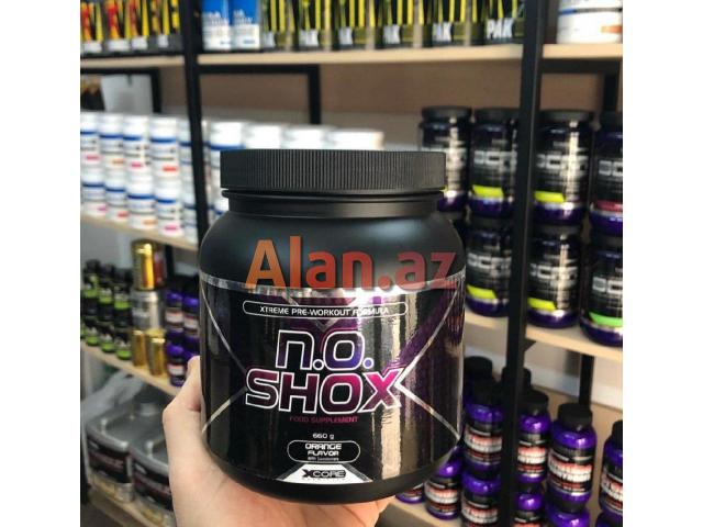 X CORE NUTRITION N.O SHOX ENERGETIC X TREME PRE WORKOUT FORMULA 660gr