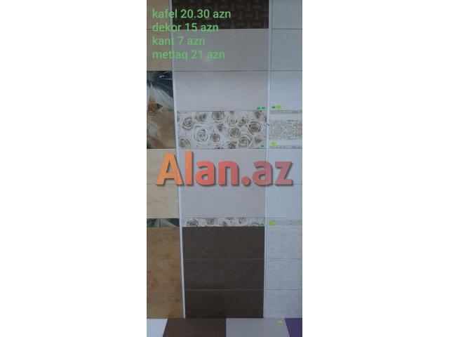 Goz oxsayan Kafel ve metlax dekor Kant ve Pano hamisi bir arada