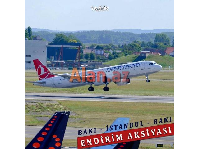 Bakı İstanbul Aviabiletləri - Endirim Aksiyası