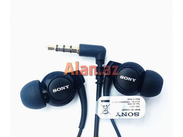 Sony orijinal mikrofonlu etraf ses-küy boğuculu stereo qulaqcıq