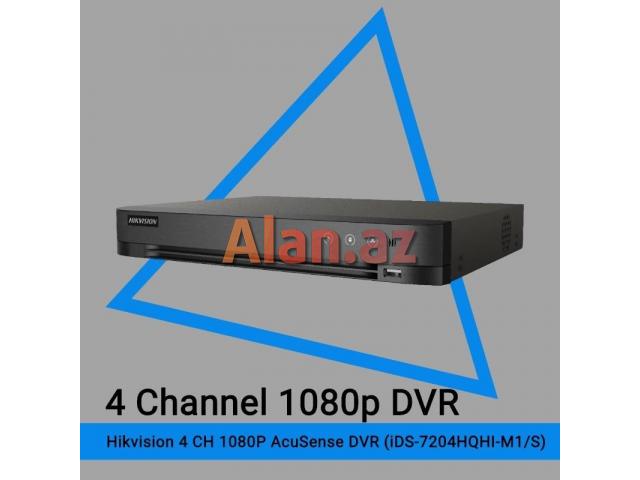 Hikvision DVR avadanligi IDS-7204HQHI-M1/S 4-ch 1080p 1U H.265 AcuSense DVR
