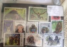 китайские почтовые марки....