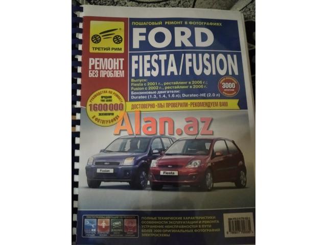 Ford Fiesta və Ford fusion maşınlar üçün təmir kitabları
