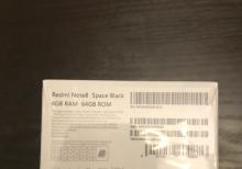 Redmi Note8 Space Black 4GB RAM 64 GB ROM