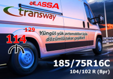 Lassa Transway 185/75R16C (104/102 R) (8 pr)