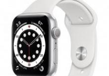 Smart-saat Apple Watch Series 6 44mm Silver Aluminium Case with White Sport Band