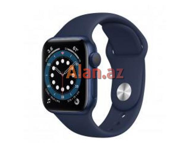 Smart-saat Apple Watch Series 6 40mm Blue Aluminum Case with Deep Navy Sport Band
