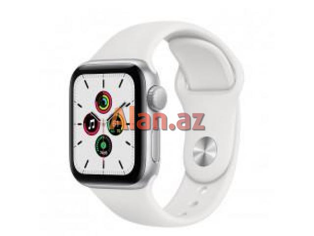 Smart-saat Apple Watch SE 40mm Silver Aluminium Case with White Sport Band