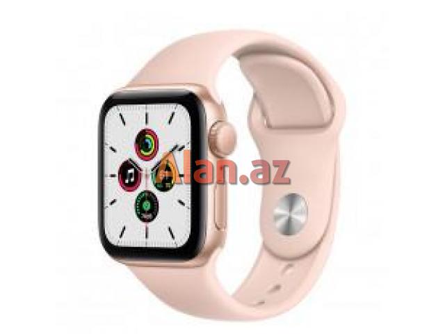 Smart-saat Apple Watch SE 40mm Gold Aluminium Case with Pink Sand Sport Band