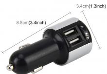 G9 2.5A İkili USB Portlu Fm Modulyator Blutuz Mp3 Player və Zəng Adaptoru