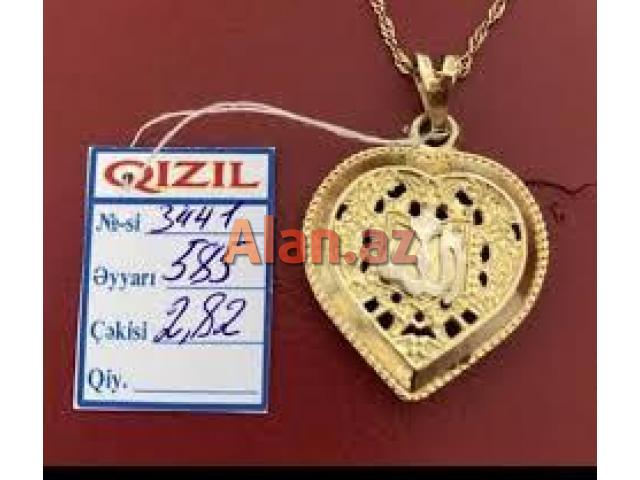 Qadınlar üçün qızıl əşyalar