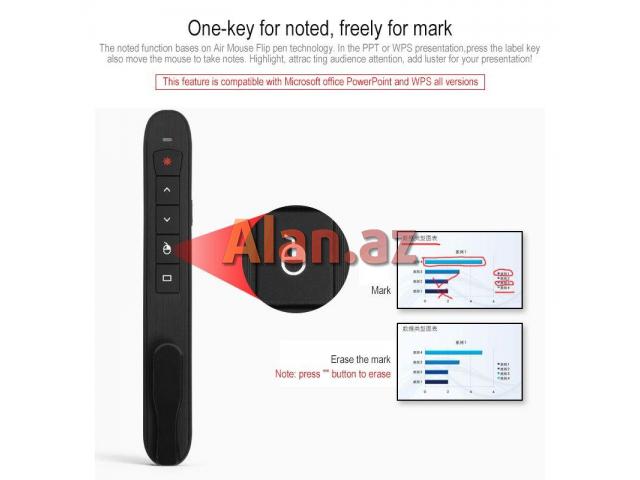 XBOSS P1 PoüerPoint ve.s proqramlarda Pointer Uzaqdan İdarətmə Pultu + Air Mous