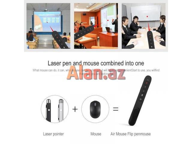 XBOSS P1 PoüerPoint ve.s proqramlarda Pointer Uzaqdan İdarətmə Pultu + Air Mous