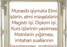 Diplom işinin yazılması